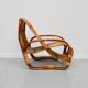 Rattan armchair, Italy, 1950s