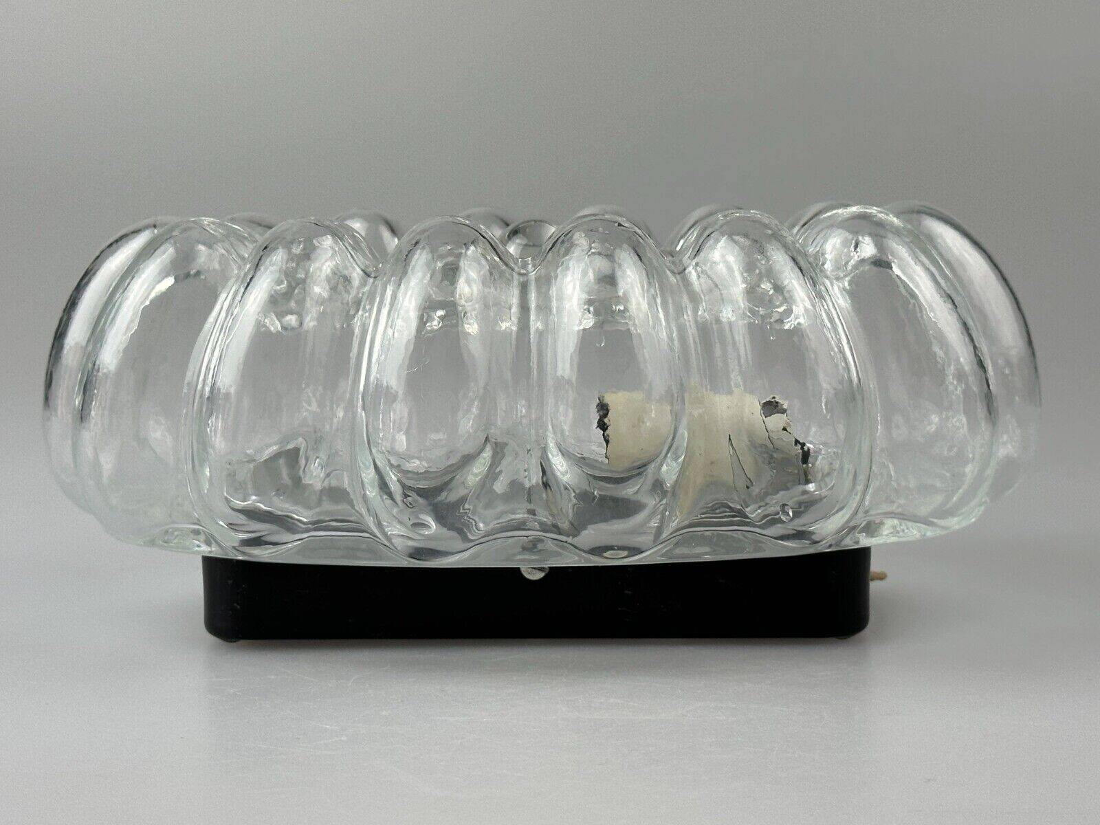 60s 70s wall lamp made of glass & metal bubble wall sconce space age design