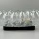 60s 70s wall lamp made of glass & metal bubble wall sconce space age design