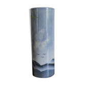 Vase en porcelaine bleu Virebent