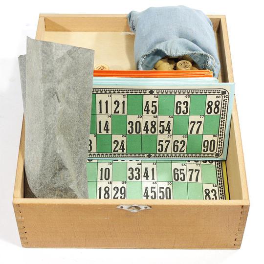 Old Lotto box dating back to the 1950s