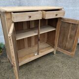 Buffet parisien en bois naturel
