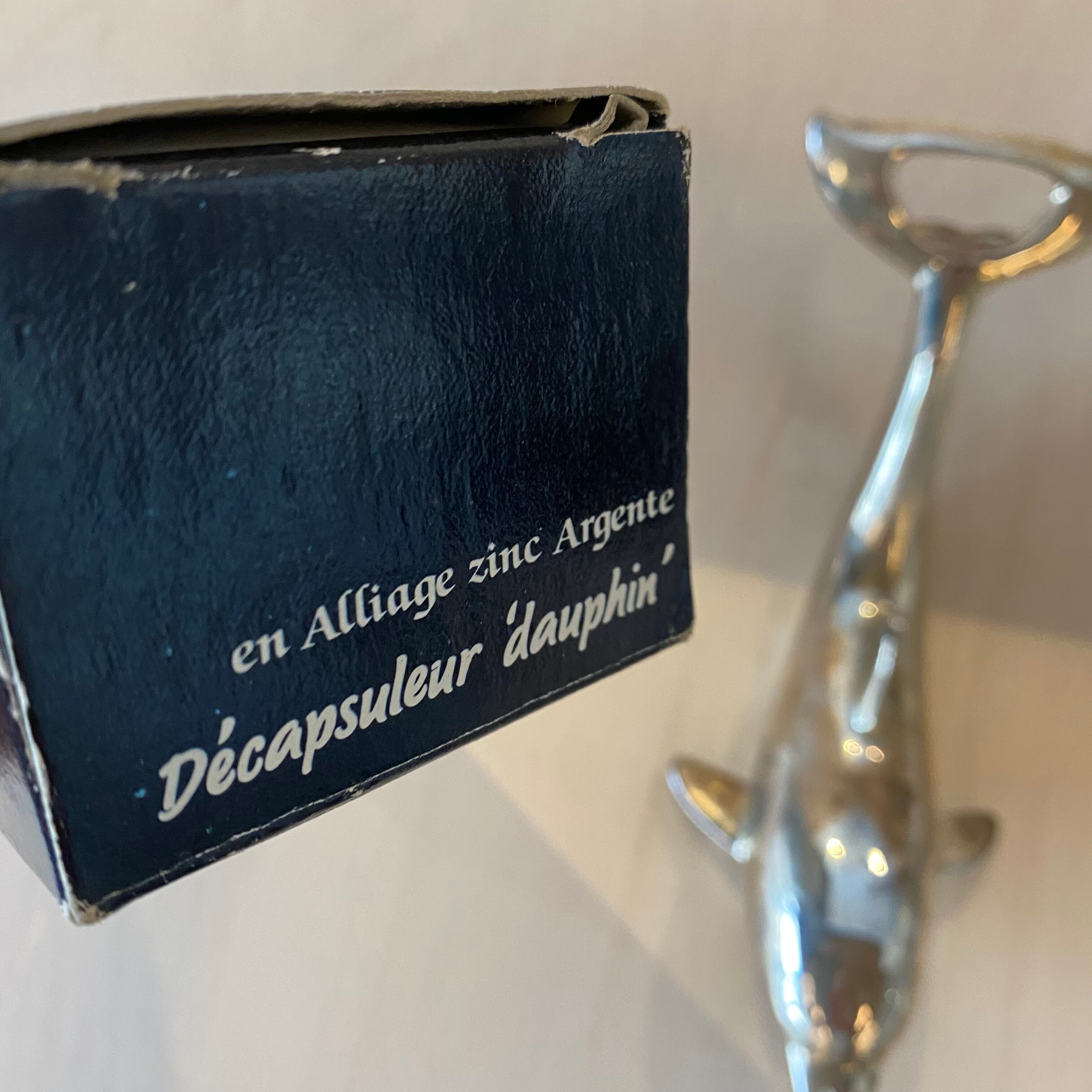 Vintage bottle opener dolphin