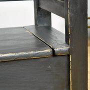 Antique pine drop-top bench, 1900s