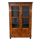 Burl Walnut Bookcase, Restoration Period – Early 19th Century
