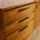 Scandinavian design row Walnut vintage 1960