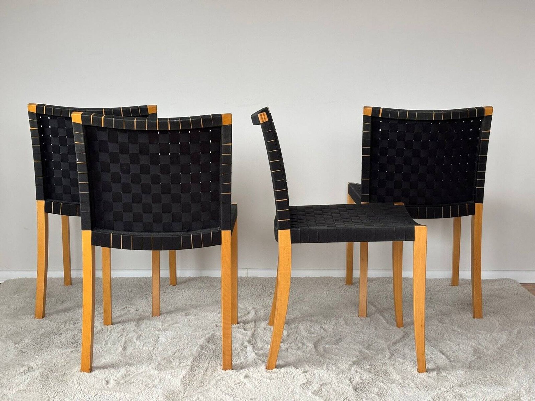 Model 737 chairs by Peter Maly for Thonet, 1990s set of 4