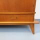 Vintage oak wardrobe from the 1960s.