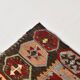 6x12 Dark Burgundy Long Wide Handwoven Turkish Kilim Rug Carpet, 168x354 Cm