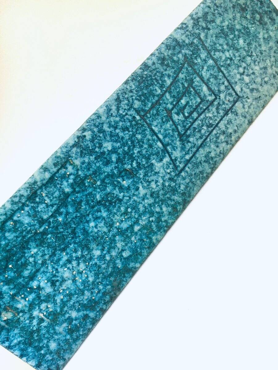 Art Ceramics Sgraffito Triangular Vase by Alvino Bagni for Raymor, 1960s