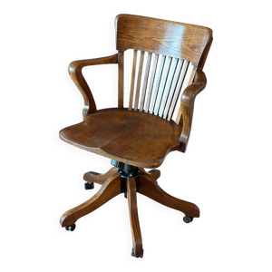 Chaise de bureau en chêne - classique