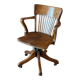 Classic oak office chair