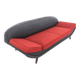 Scandinavian 2-seater leather sofa, Folke Jansson, SM Wincrantz Möbelin, Sweden, 1960