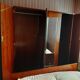 Vintage varnished wooden cabinet 1960