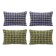 Set of 4 vintage kilim cushion covers 41x61 cm