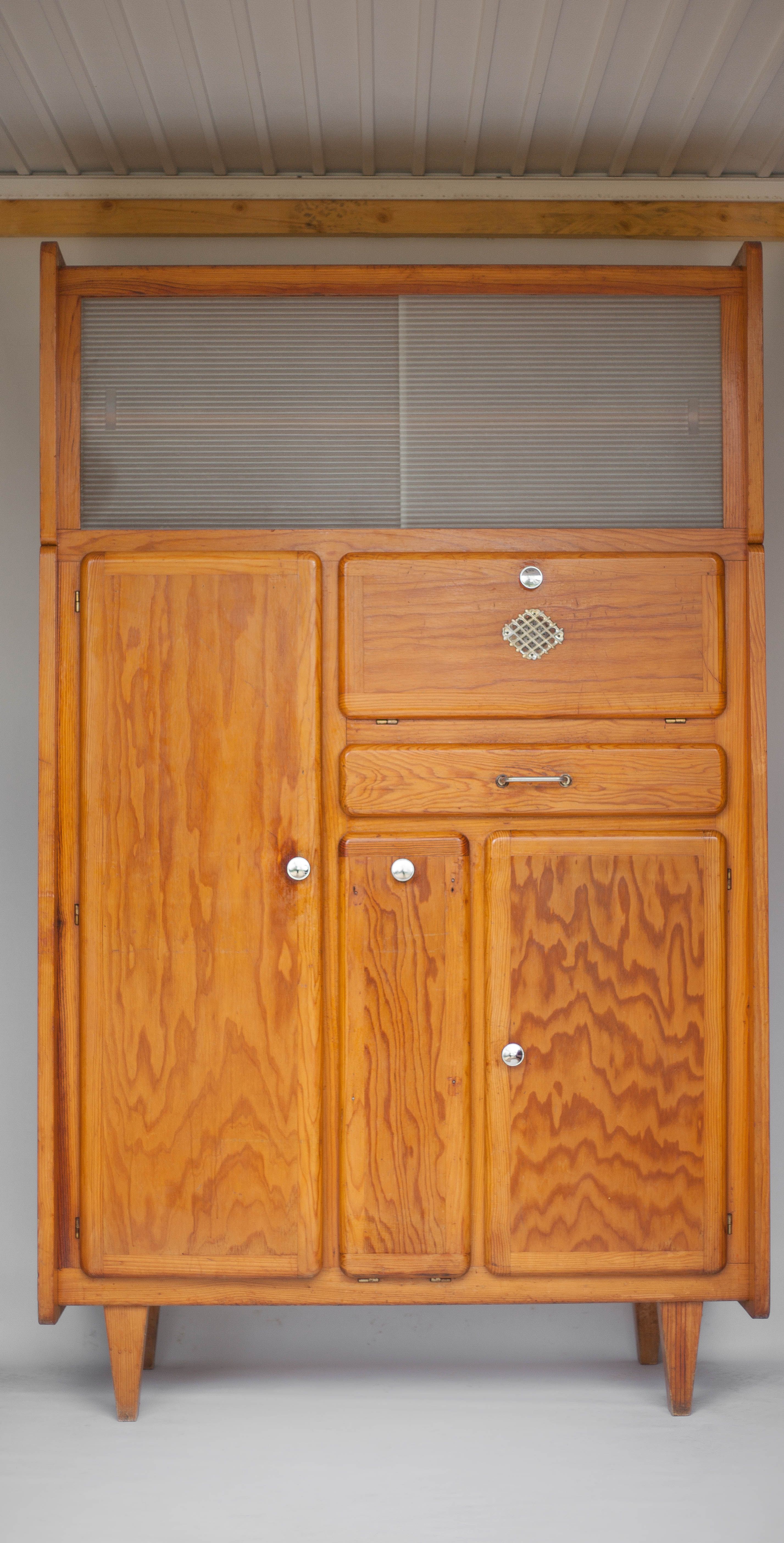 Vintage wood storage cabinet, mado furniture 50
