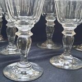 8 verres de production Française , anciens vers 1900.