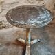 Antique iron bistro table – French wine table, early 20th century