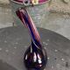 vase, blown glass soliflore, numbered 04, signed MDINA GLASS MALTA, vintage