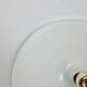 Rare white 52cm Disc Wall Light by Honsel, Germany 1970s