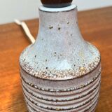 Mid-century modern studio pottery table lamp by Axella, 1960s.