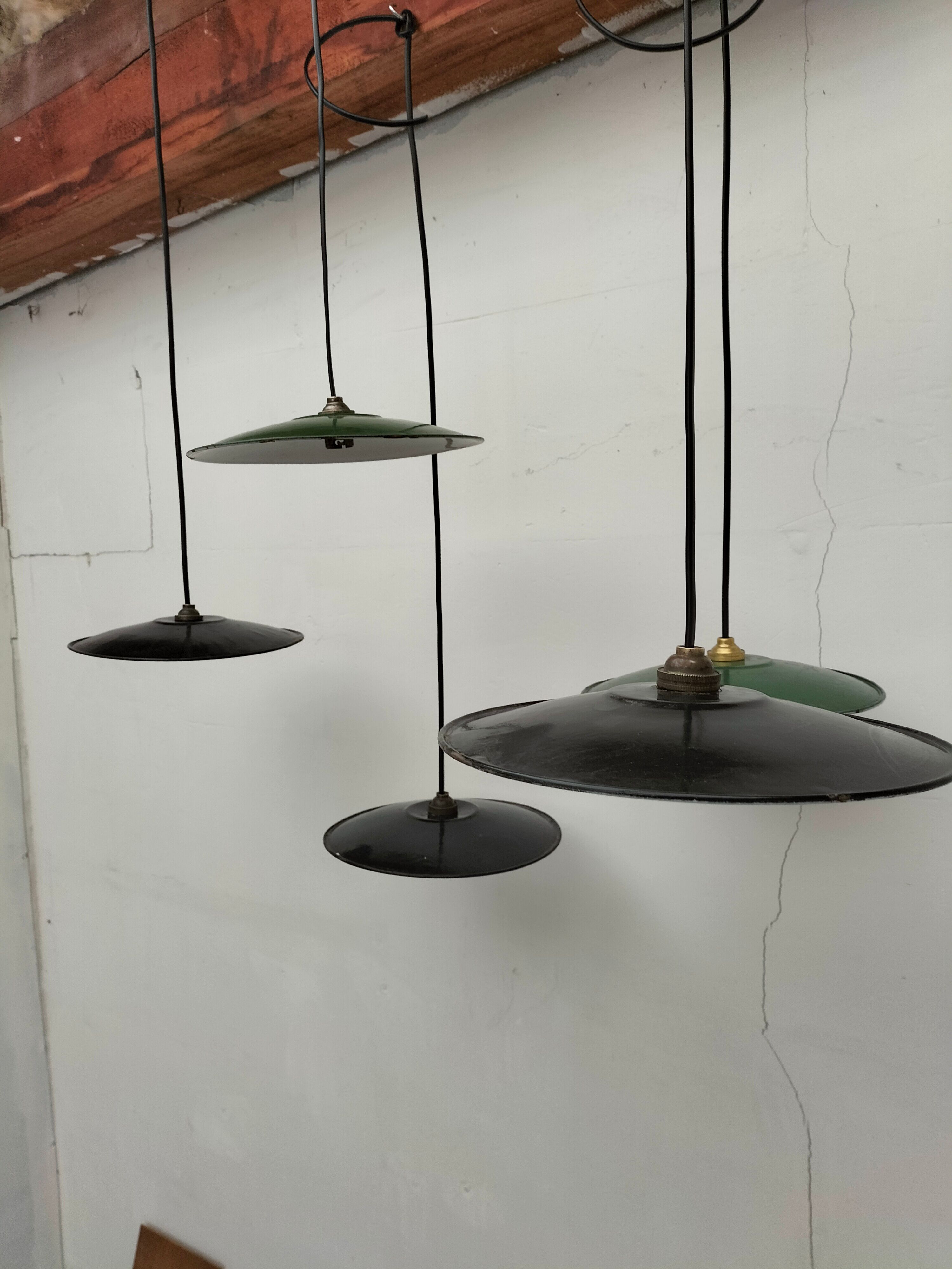 Enamelled old lamp series