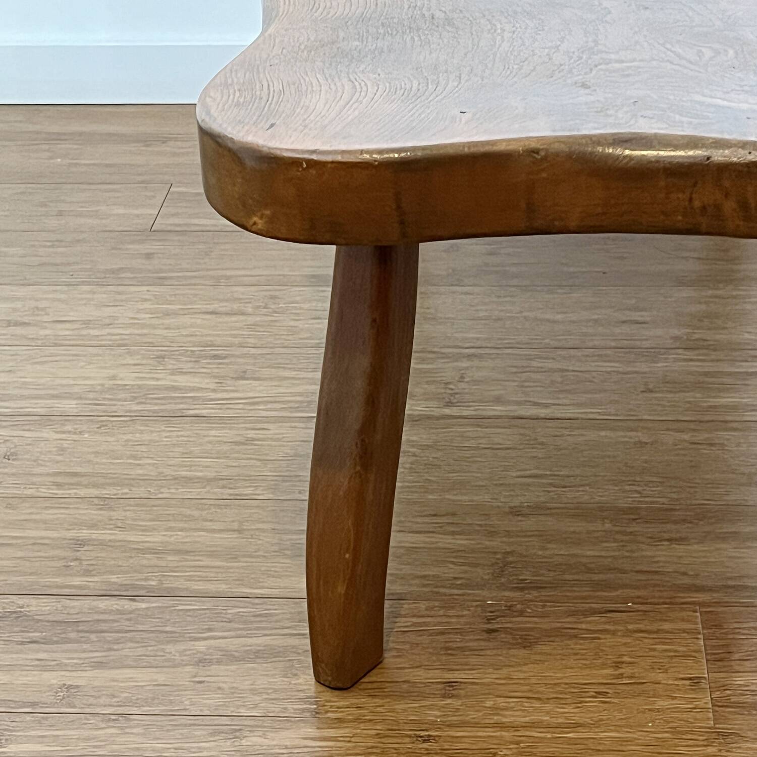 Coffee table with organic shapes