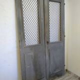 Double old mesh door