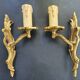 Pair of antique wall candle holders