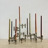 Large XL Candlestick by Fritz Nagel & Ceasar Stoffi and manufactured by BMF 1960’s nagelkandelaar