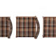 6 chaises Baumann vintage 1960