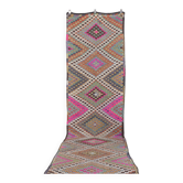 Tapis de couloir vintage Oushak