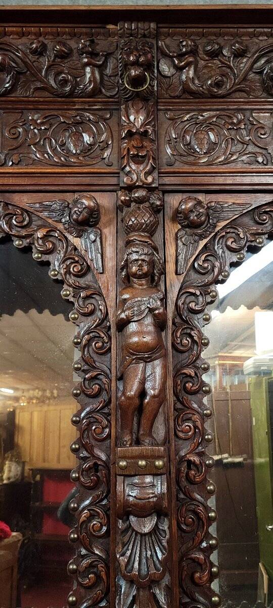 Grand buffet deux-corps style renaissance richement sculpté – « anno 1634 »