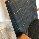 Vintage armchair 1960's Scandinavian style and Scottish fabric