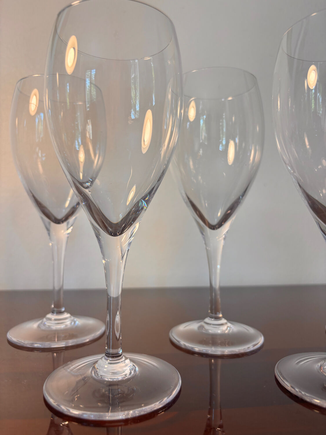 7 p. Bayel champagne glasses/wine glasses