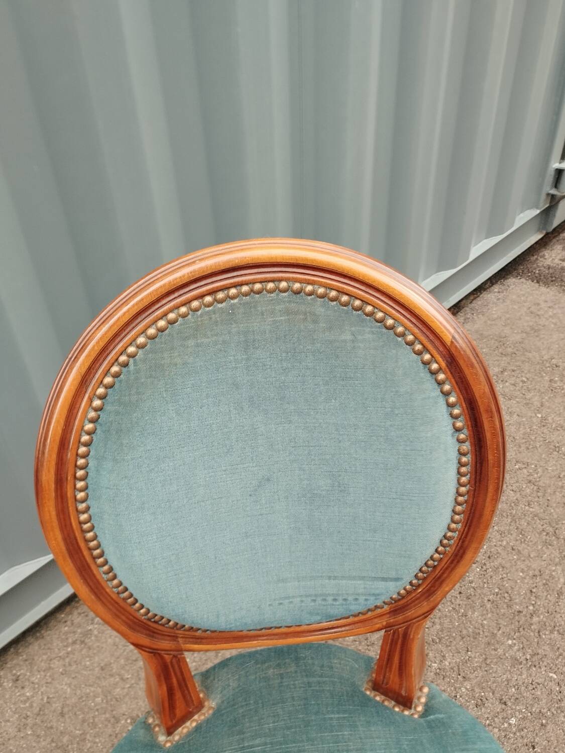 Pair of antique Louis XVI style chairs