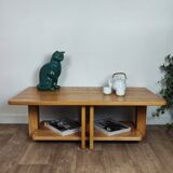 Elm coffee table, 1980