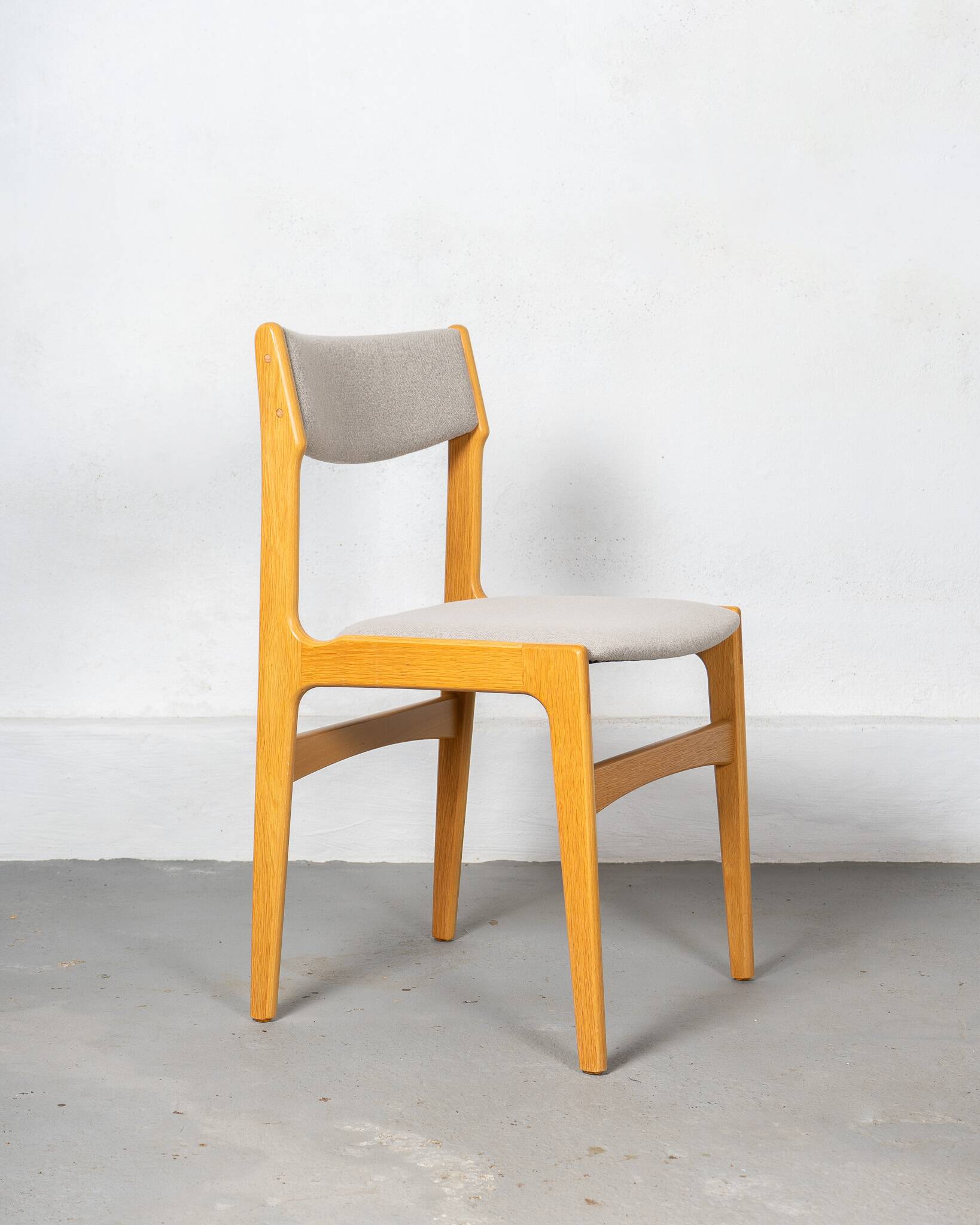 Set of 2 Danish Chairs by Erik Buch made of Oak