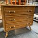Commode vintage en rotin 1960