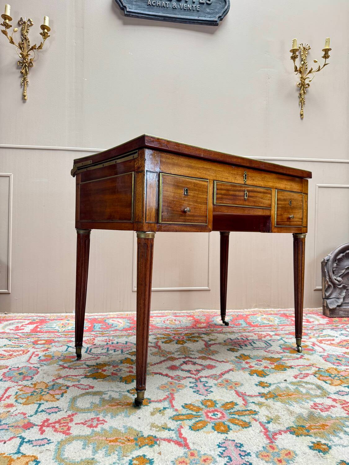 Louis XVI and XVIII Mahogany Dressing Table