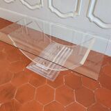 Table basse 70 plexi et verre
