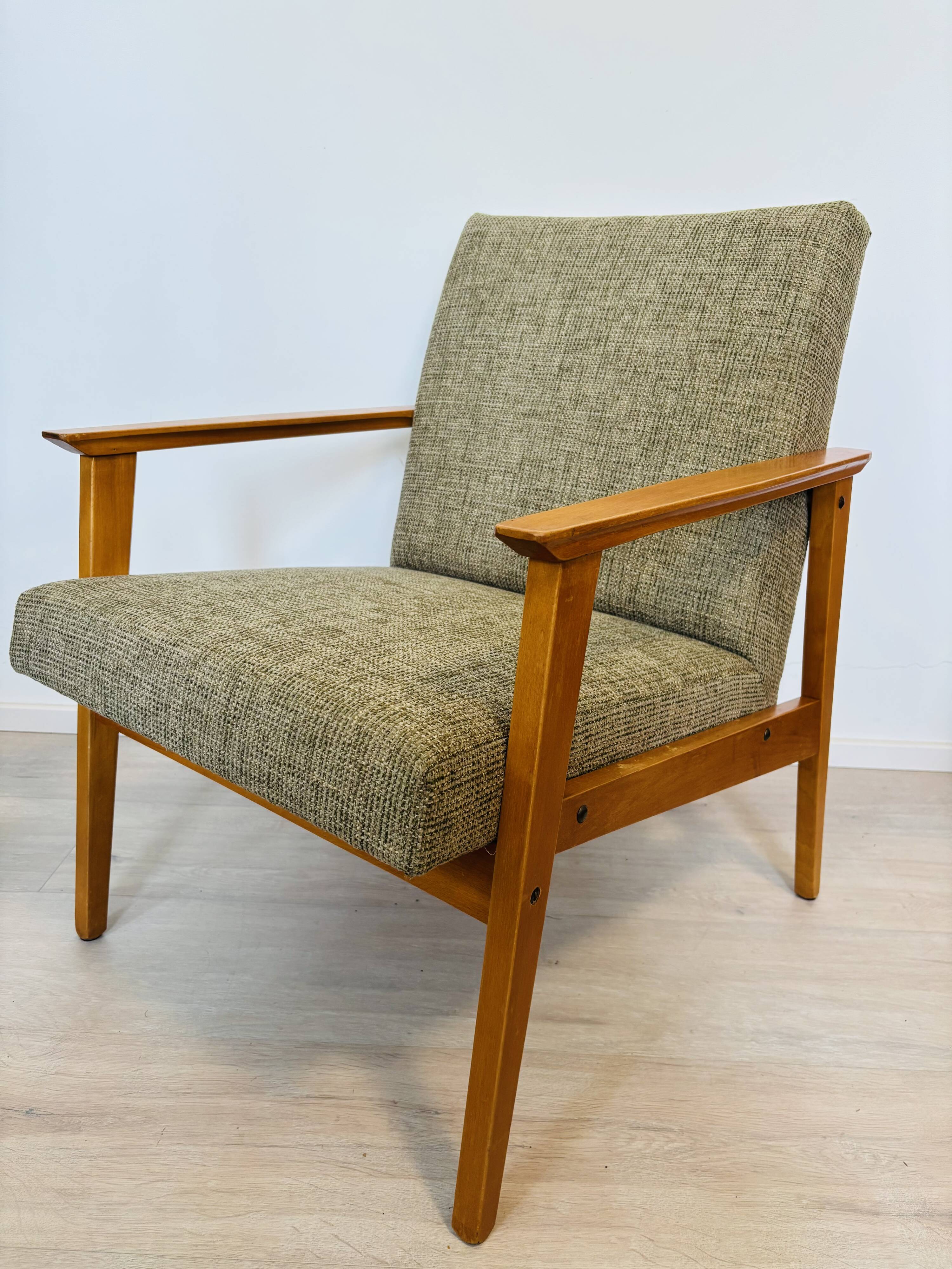 Mid-Century Lounge Armchair, Czechoslovakia 1960’s