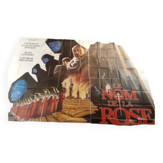 Affiche de cinéma Le nom de la Rose 4x3 m