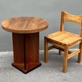 Modernist art deco pedestal table