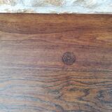 Oak farm table with two extensions