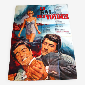 Original cinema poster "Le Bal des Voyous" 1968 Bercq 120x160 cm