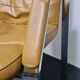 Vintage leather stacking chair by Klober Germany