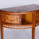 Restored Biedermeier Side Table, Walnut, Maple, Unique Marquetry, France, 1850s