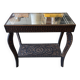 Moroccan carved wood table