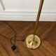 1950 floor lamp rises downwards in diabolo brass